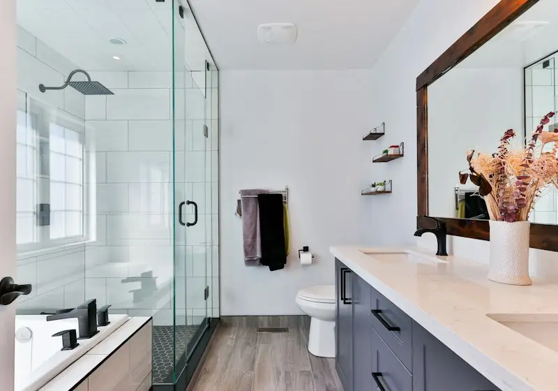 Renovated basement bathroom